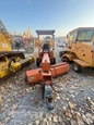 Used Laymor,Used Laymor Sweeper,Back of used Sweeper,Used Sweeper in yard